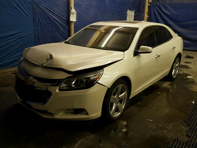 1G11J5SX0EF291685 - 2014 CHEVROLET MALIBU LTZ CREAM photo 2