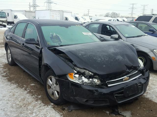 2G1WB5EK3A1137511 - 2010 CHEVROLET IMPALA LT BLACK photo 1