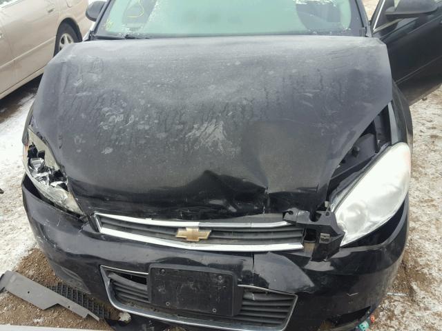 2G1WB5EK3A1137511 - 2010 CHEVROLET IMPALA LT BLACK photo 7