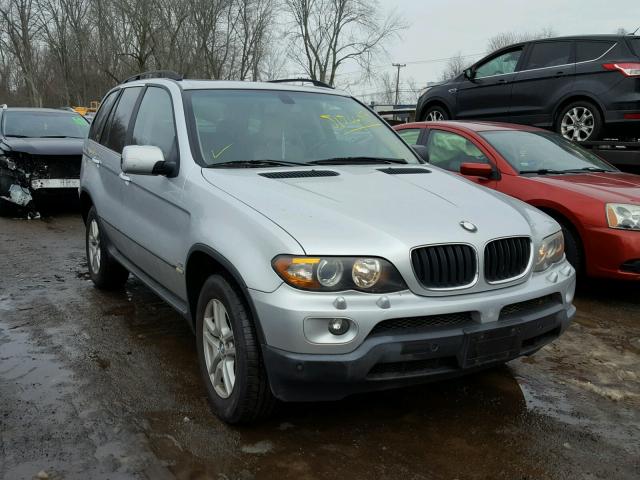 5UXFA13574LU41793 - 2004 BMW X5 3.0I SILVER photo 1