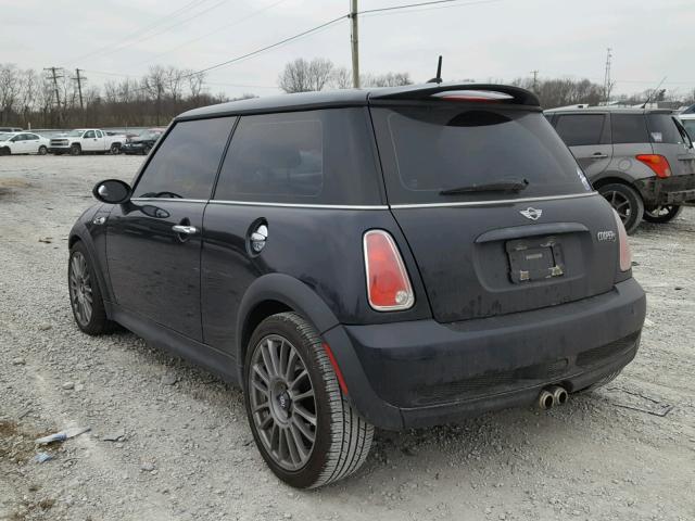 WMWRE33546TJ35049 - 2006 MINI COOPER S BLACK photo 3