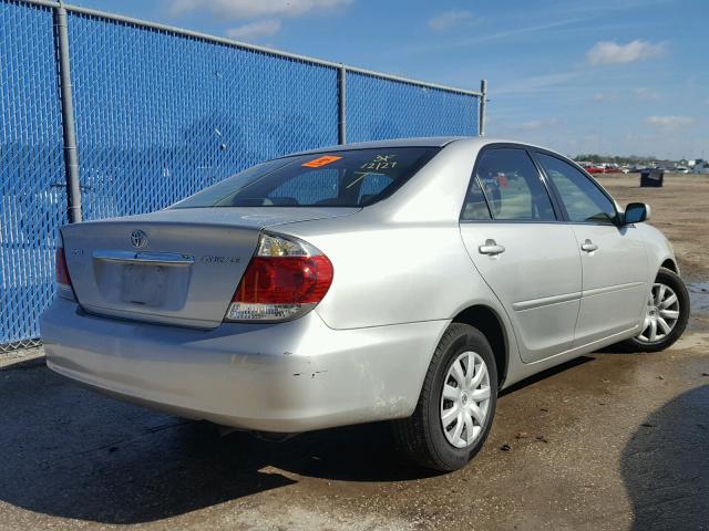 4T1BE32K06U152822 - 2006 TOYOTA CAMRY LE SILVER photo 4