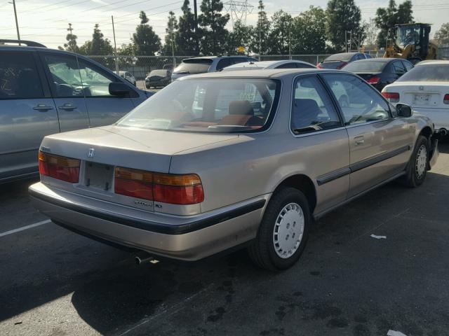 1HGCB7252MA063515 - 1991 HONDA ACCORD LX BURGUNDY photo 4