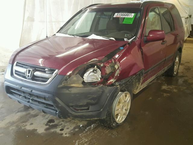 SHSRD788X3U121115 - 2003 HONDA CR-V EX BURGUNDY photo 2