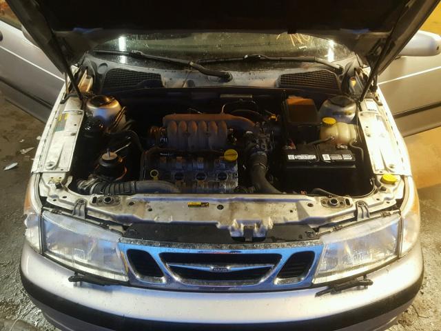 YS3EF58Z513040359 - 2001 SAAB 9-5 SE SILVER photo 7