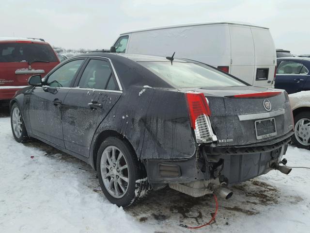 1G6DS57V380183936 - 2008 CADILLAC CTS HI FEA BLACK photo 3