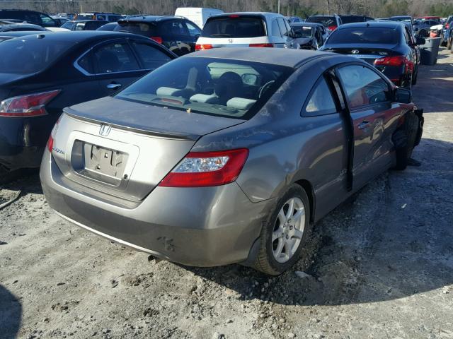 2HGFG12628H570281 - 2008 HONDA CIVIC LX BROWN photo 4