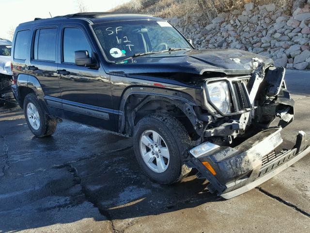 1J4PN2GKXAW116107 - 2010 JEEP LIBERTY SP BLACK photo 1