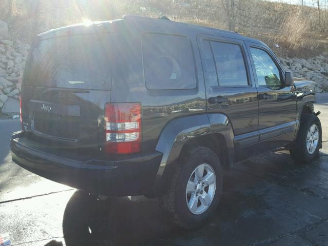 1J4PN2GKXAW116107 - 2010 JEEP LIBERTY SP BLACK photo 4