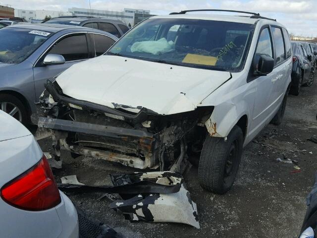 2D4RN4DE1AR327538 - 2010 DODGE GRAND CARA WHITE photo 2