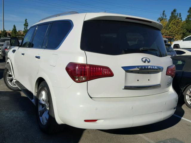 JN8AZ2NFXE9552244 - 2014 INFINITI QX80 WHITE photo 3