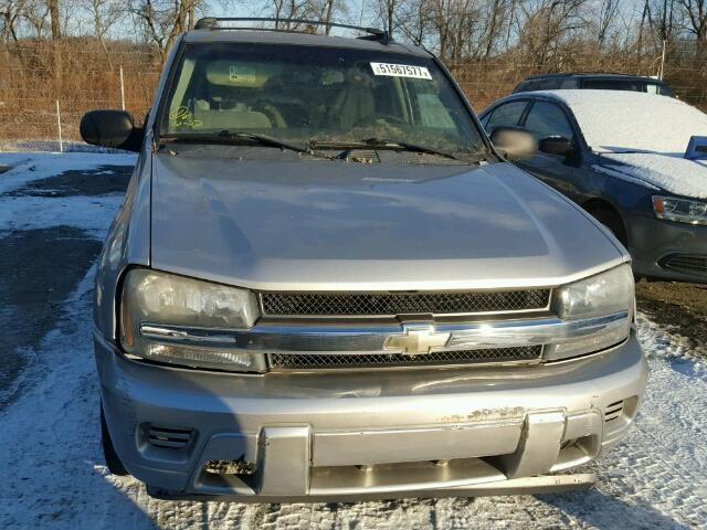 1GNDS13S872275541 - 2007 CHEVROLET TRAILBLAZE TAN photo 9