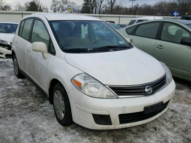 3N1BC1CP9CK292827 - 2012 NISSAN VERSA S WHITE photo 1