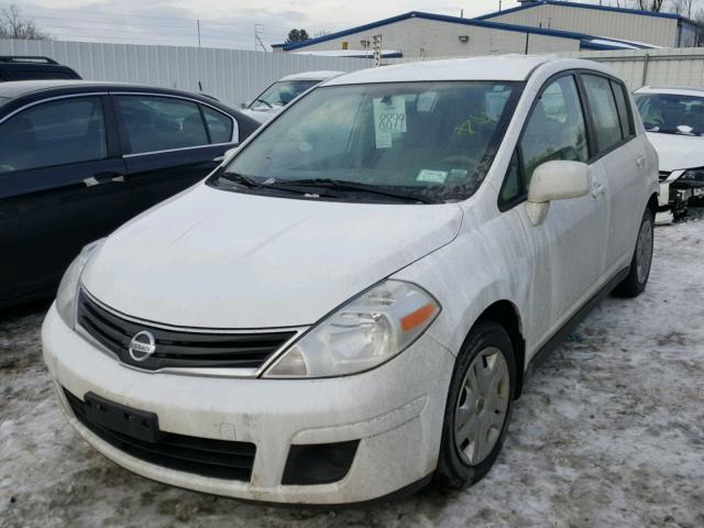 3N1BC1CP9CK292827 - 2012 NISSAN VERSA S WHITE photo 2