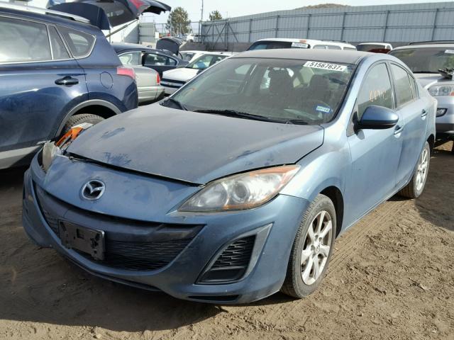 JM1BL1VF0B1447136 - 2011 MAZDA 3 I BLUE photo 2