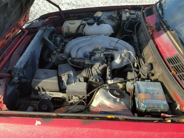 WBABB2305H1942333 - 1987 BMW 325 I AUTO RED photo 7