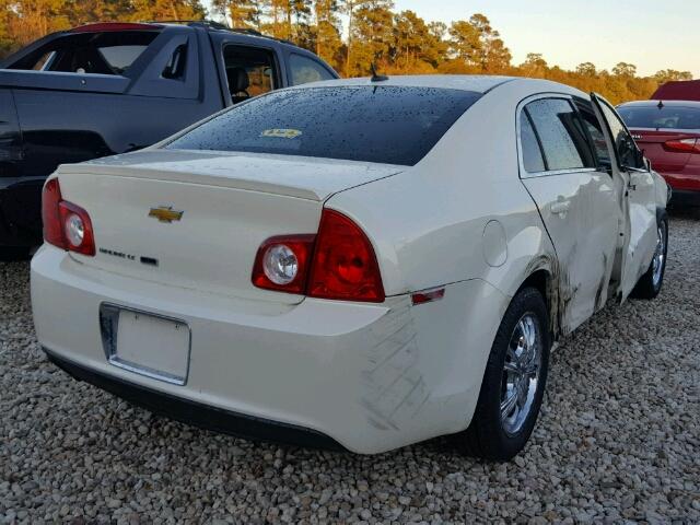 1G1ZC5EB8AF283518 - 2010 CHEVROLET MALIBU 1LT 奶油色 照片 4