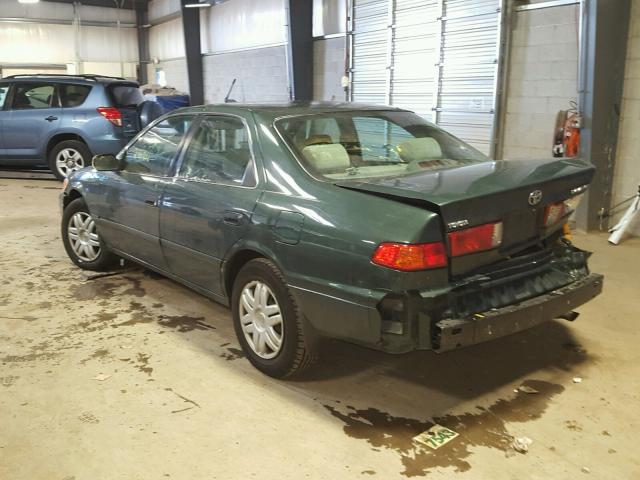 4T1BF22K7YU092418 - 2000 TOYOTA CAMRY LE მწვანე ფოტო 3