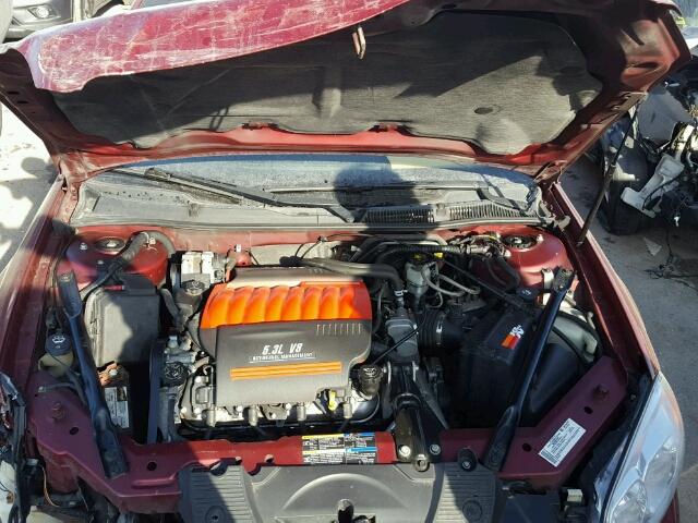 2G1WD58C979182364 - 2007 CHEVROLET IMPALA SUP 红色 照片 7