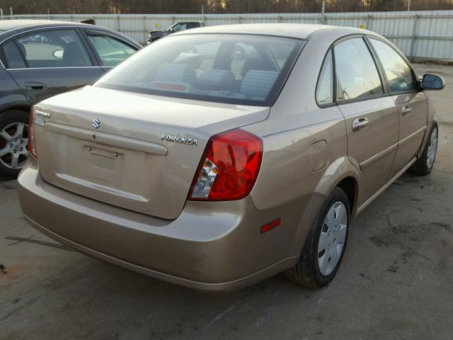 KL5JD56Z76K451425 - 2006 SUZUKI FORENZA GOLD photo 4