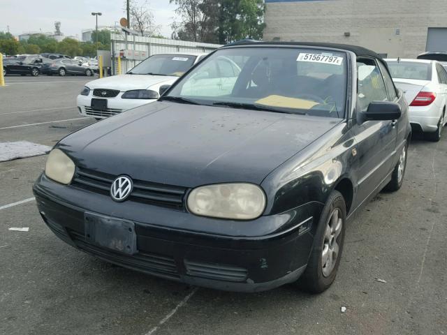 3VWDC21V72M802413 - 2002 VOLKSWAGEN CABRIO GLX 黑色 照片 2