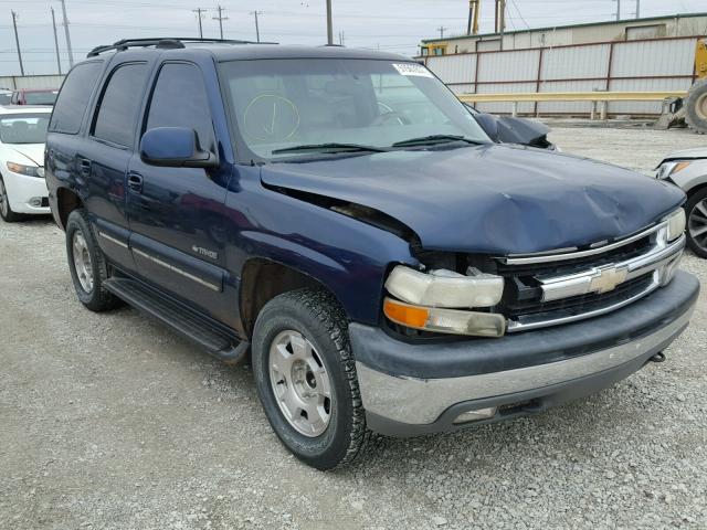 1GNEC13T81R183872 - 2001 CHEVROLET TAHOE C150 BLUE photo 1