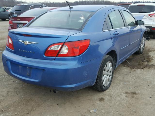 1C3LC46KX8N156568 - 2008 CHRYSLER SEBRING LX BLUE photo 4