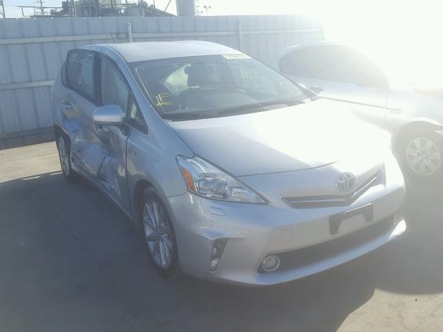 JTDZN3EUXD3229893 - 2013 TOYOTA PRIUS V SILVER photo 1