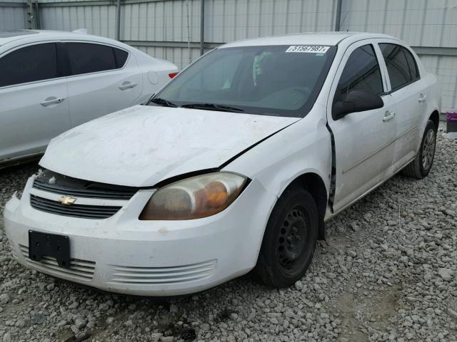 1G1AS58H197217382 - 2009 CHEVROLET COBALT LS WHITE photo 2