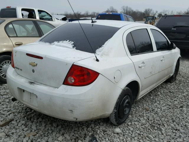 1G1AS58H197217382 - 2009 CHEVROLET COBALT LS WHITE photo 4