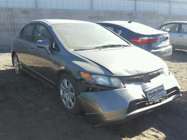 1HGFA15538L040098 - 2008 HONDA CIVIC LX GRAY photo 1