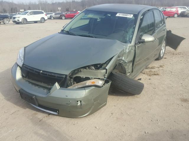 1G1ZT53F86F212073 - 2006 CHEVROLET MALIBU LT GREEN photo 2