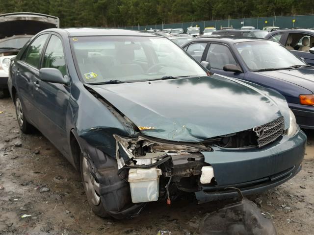4T1BE32KX4U375866 - 2004 TOYOTA CAMRY LE Grün Foto 1