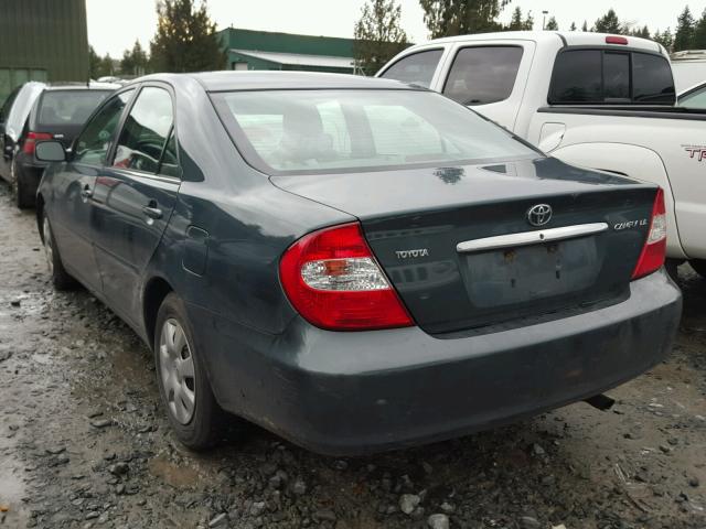 4T1BE32KX4U375866 - 2004 TOYOTA CAMRY LE Grün Foto 3