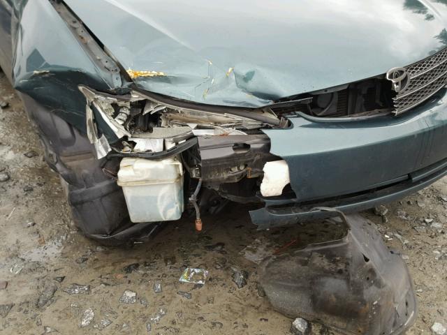 4T1BE32KX4U375866 - 2004 TOYOTA CAMRY LE Grün Foto 9