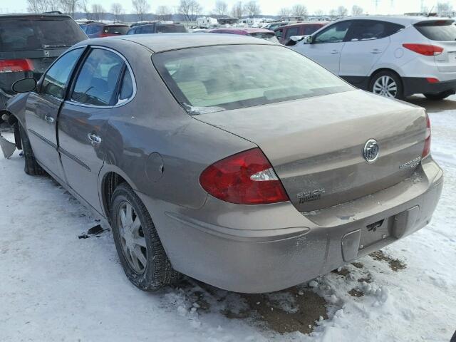 2G4WD582X61187497 - 2006 BUICK LACROSSE C GOLD photo 3