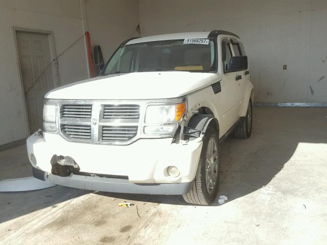 1D8GU58K97W714465 - 2007 DODGE NITRO SLT WHITE photo 2