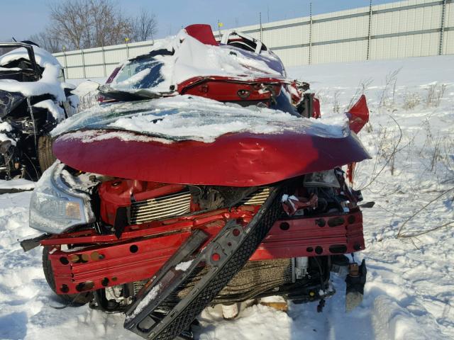 1FAHP3HN6BW111609 - 2011 FORD FOCUS SEL RED photo 9