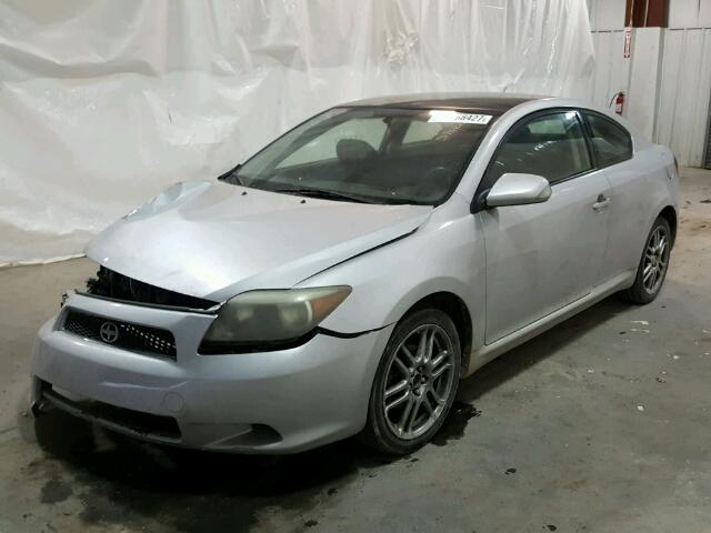 JTKDE177950051766 - 2005 TOYOTA SCION TC SILVER photo 2