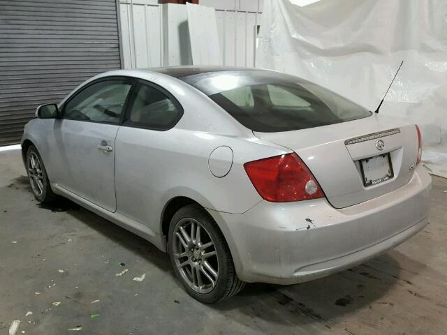 JTKDE177950051766 - 2005 TOYOTA SCION TC SILVER photo 3