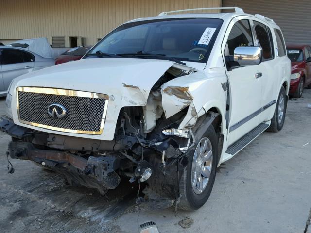 5N3AA08A16N808905 - 2006 INFINITI QX56 WHITE photo 2