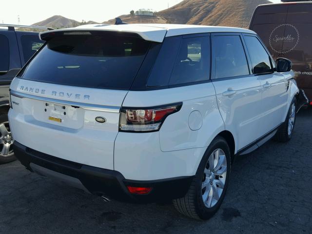 SALWG2KF7GA591654 - 2016 LAND ROVER RANGE ROVE WHITE photo 4