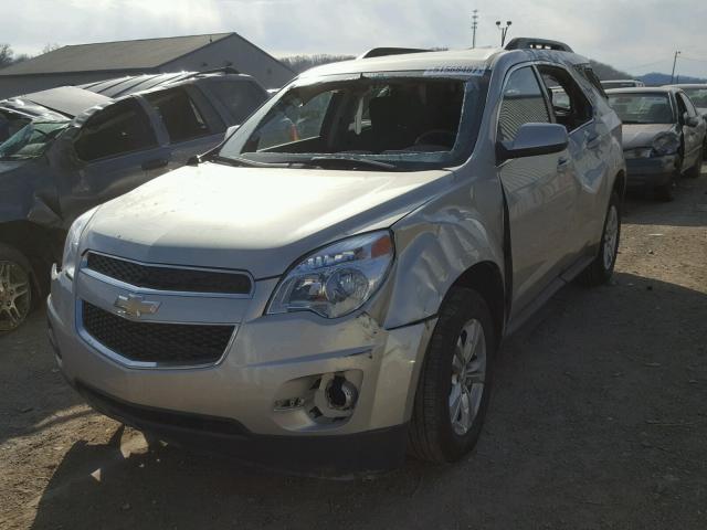 2GNALBEK7E6364858 - 2014 CHEVROLET EQUINOX LT TAN photo 2