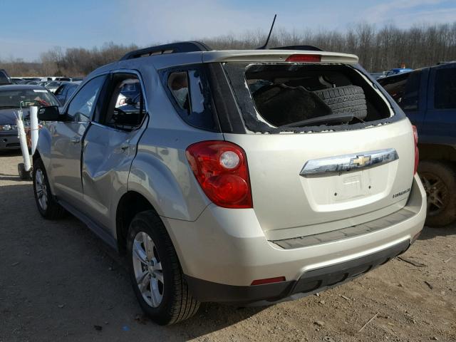 2GNALBEK7E6364858 - 2014 CHEVROLET EQUINOX LT TAN photo 3