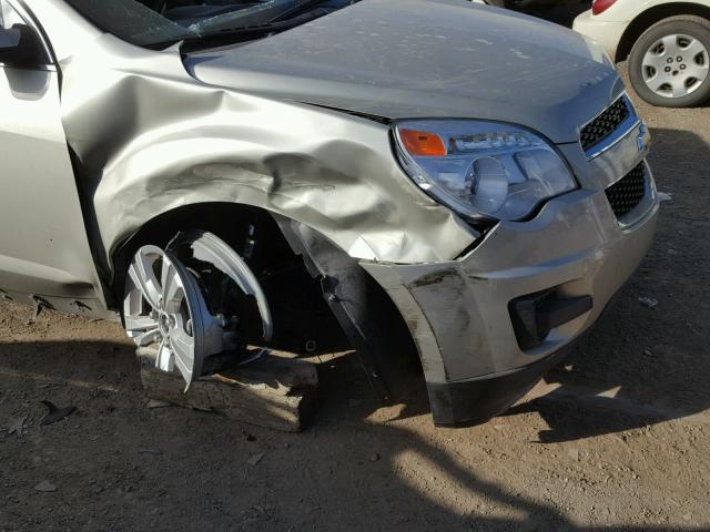 2GNALBEK7E6364858 - 2014 CHEVROLET EQUINOX LT TAN photo 9