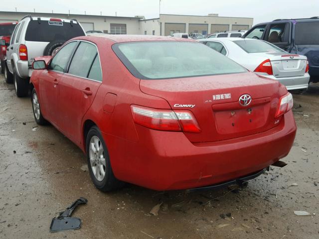 4T1BE46K99U313527 - 2009 TOYOTA CAMRY BASE RED photo 3