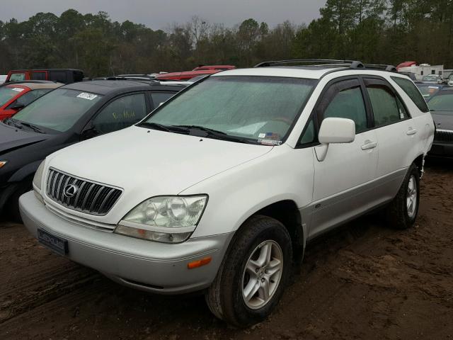 JTJGF10U210086691 - 2001 LEXUS RX 300 WHITE photo 2