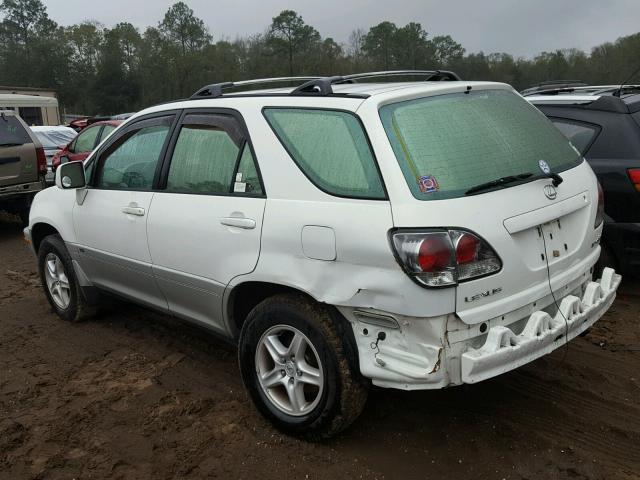 JTJGF10U210086691 - 2001 LEXUS RX 300 WHITE photo 3