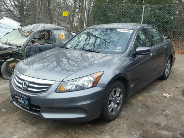 1HGCP2F35CA046767 - 2012 HONDA ACCORD LX SILVER photo 2