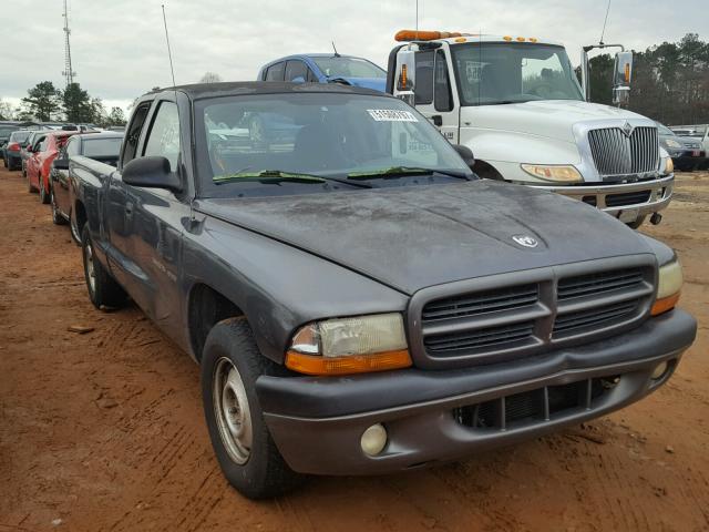 1B7GL32X52S522275 - 2002 DODGE DAKOTA SPO GRAY photo 1